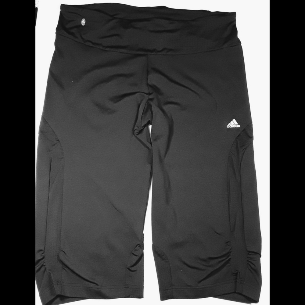 Adidas Women's Black Clima 365 Athletic Shorts - Picture 1 of 7